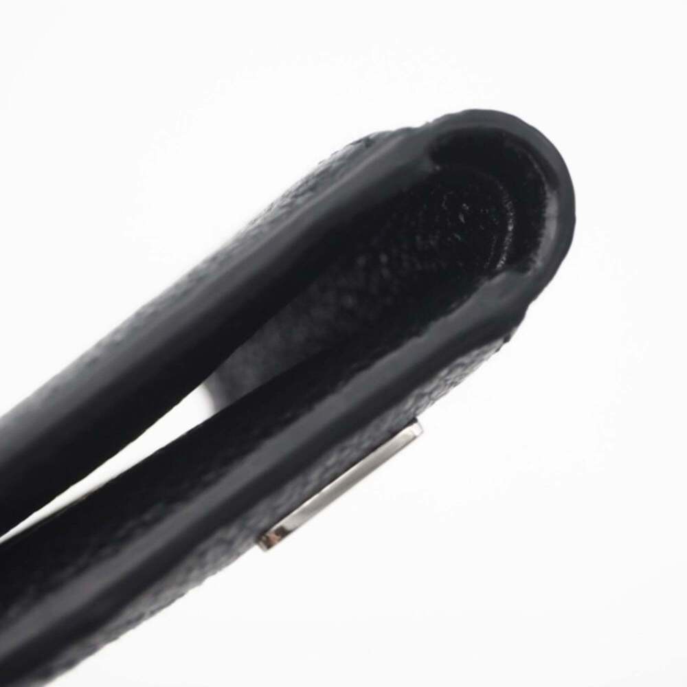 PRADA Vitello Micrograin Triangle Compact Wallet … - image 10